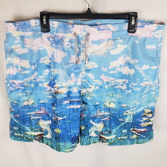 Velero Blue Multicolored Men's Swimtrunks Sz XL - Picture 2 of 8